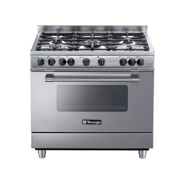 Tecnogas 90 X 60 cm 5 Burners Gas Cooker Steel N3X96G5VC