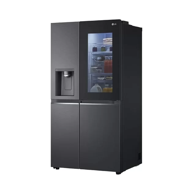LG 22 Cu Ft Side by Side Refrigerator GR X267CQES ThinQ 03