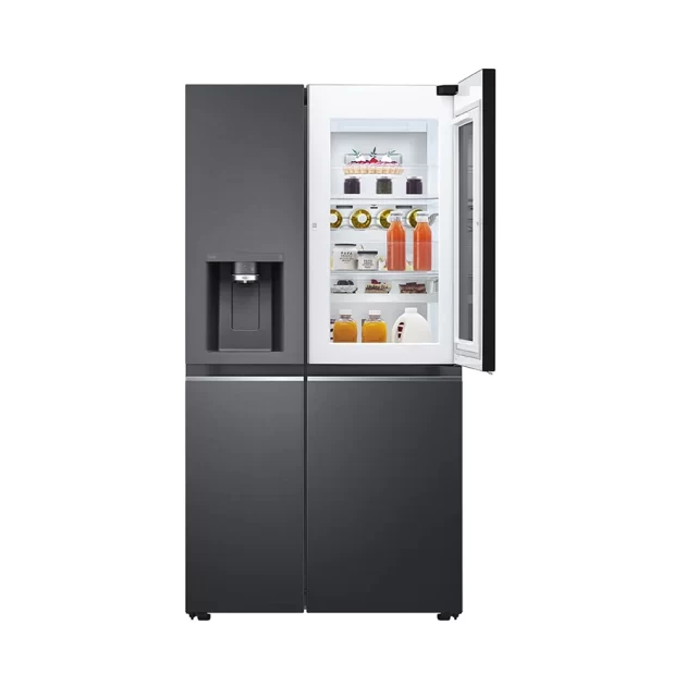 LG 22 Cu Ft Side by Side Refrigerator GR X267CQES ThinQ 04