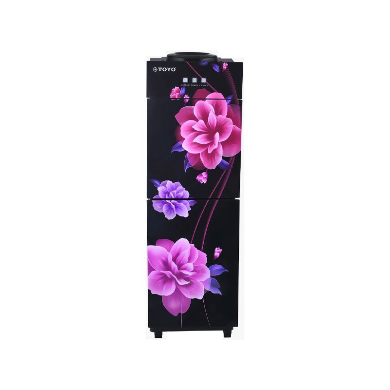 Toyo 3 Tap Water Dispenser with Refrigerator WD-400