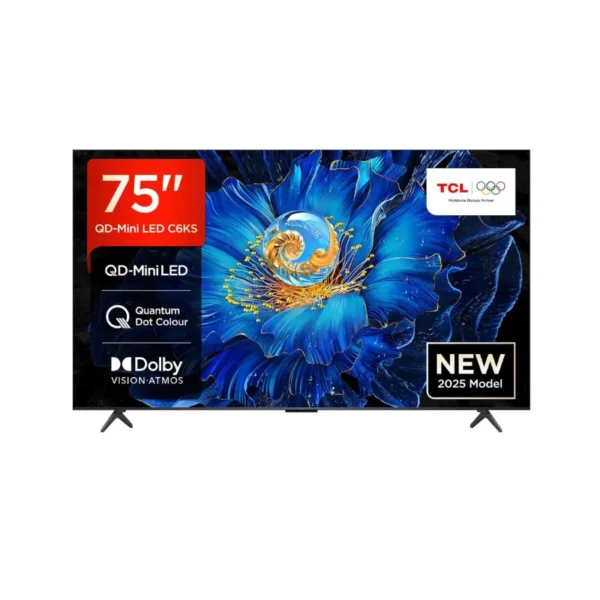TCL 75 Inches 4K Mini QLED Google LED TV 75C6KS