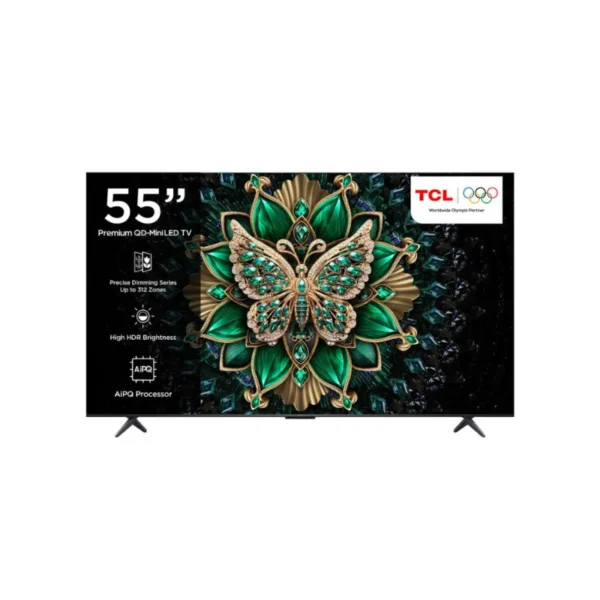 TCL 55 Inches 4K UHD QD Mini Google LED TV 55C6K