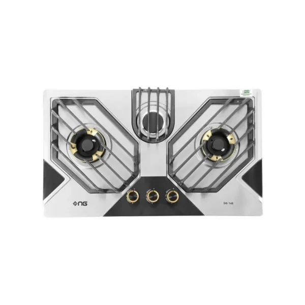 Nasgas Kitchen Hob 3 Burners Steel Top DG 148 BK