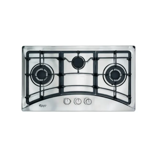 Rays Gas Kitchen Hob 3 Burners Stainless Steel RA 3113