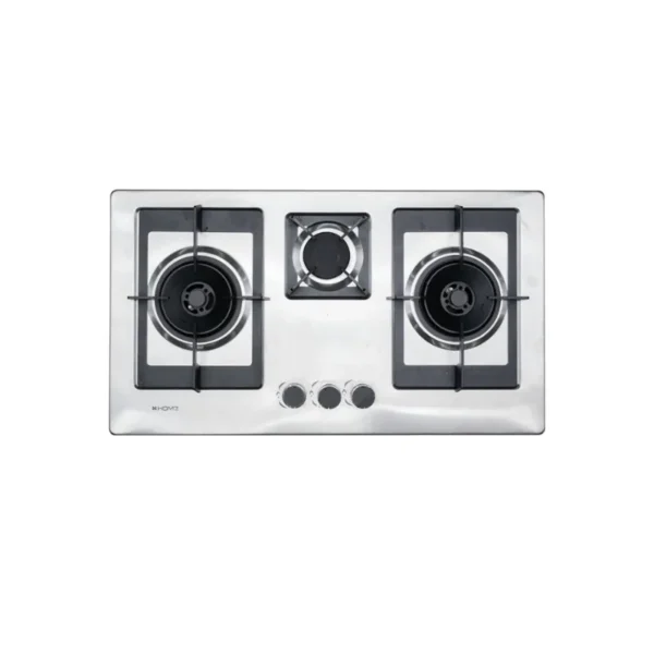 Homz Gas Kitchen Hob 3 Burners Stainless Steel HMZ 7000S