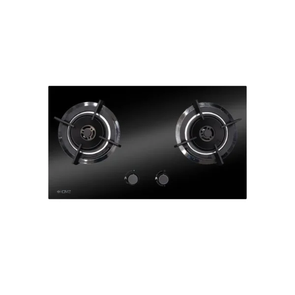 Homz Gas Kitchen Hob 2 Burners Glass Top HMZ 7002BG