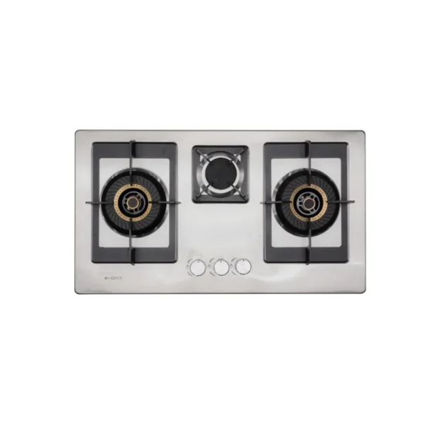 Homz Gas Kitchen Hob 3 Burners Stainless Steel HMZ 7100SBR