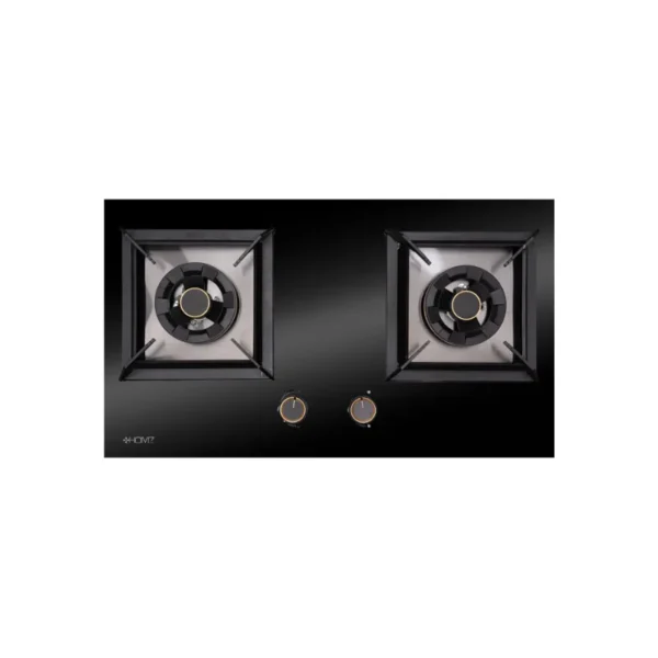 Homz Gas Kitchen Hob 2 Burners Glass Top HMZ 7102BRG