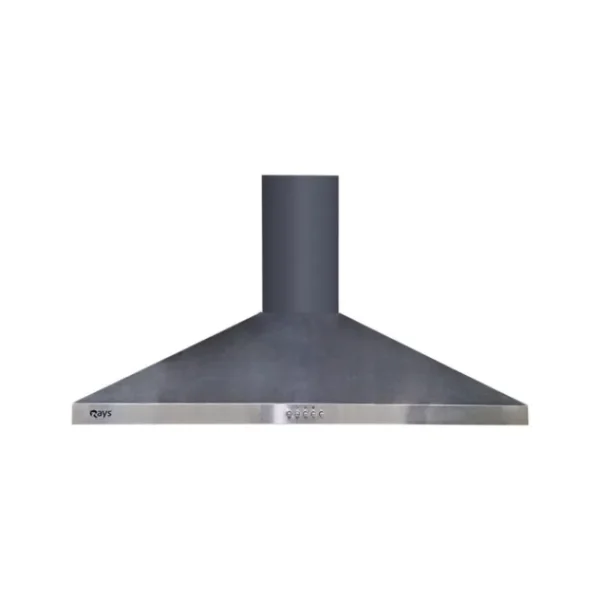 Rays Wall Mounted Kitchen Hood 90cm DM 101C90P Silver