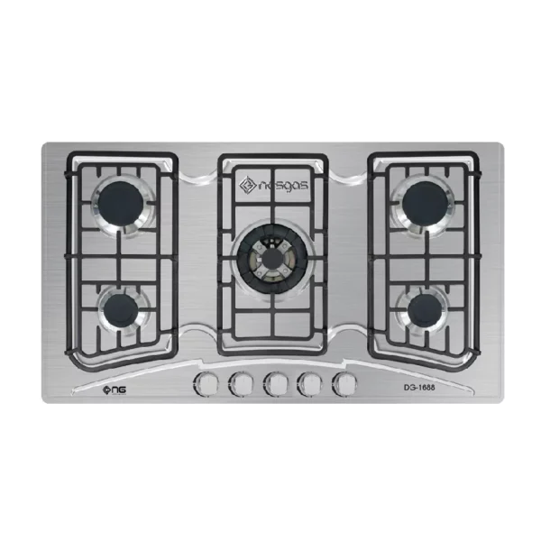 Nasgas Kitchen Hob 3 Burners Stainless Steel DG 555