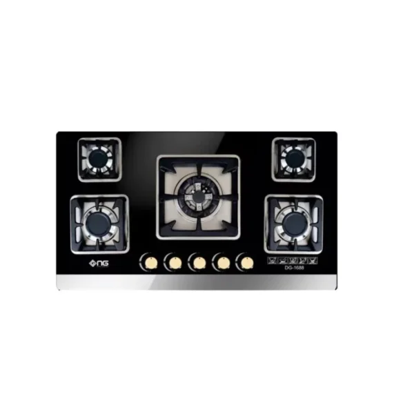 Nasgas Kitchen Hob 5 Burners Metal Top DG GN5 555