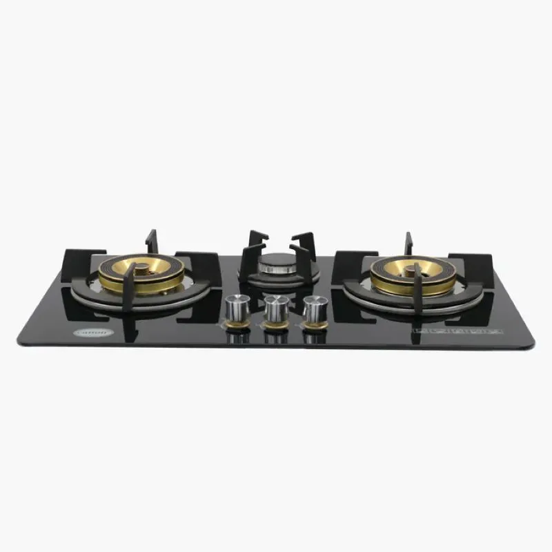 Canon 3 Burners Glass Top Gass Kitchen Hob CHA-BGH-100710G3BB21 Canon 3 Burners Glass Top Gass Kitchen Hob CHA-BGH-100710G3BB21
