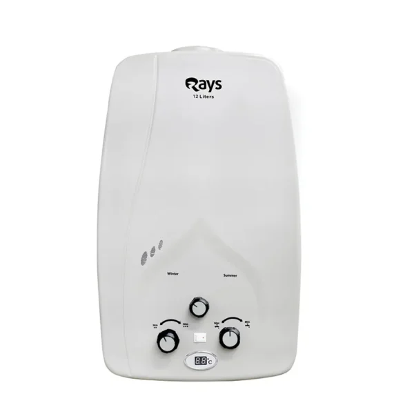 Rays 12 Liters Instant Gas Geyser RIGWH-12LF