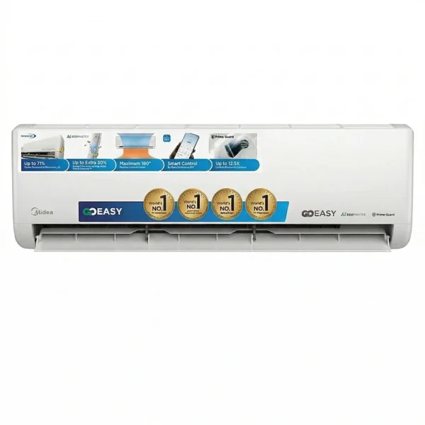 Midea 2.0 Ton AC Wall Mounted Inverter Air Conditioner 24HRFNQC6 GO EASY