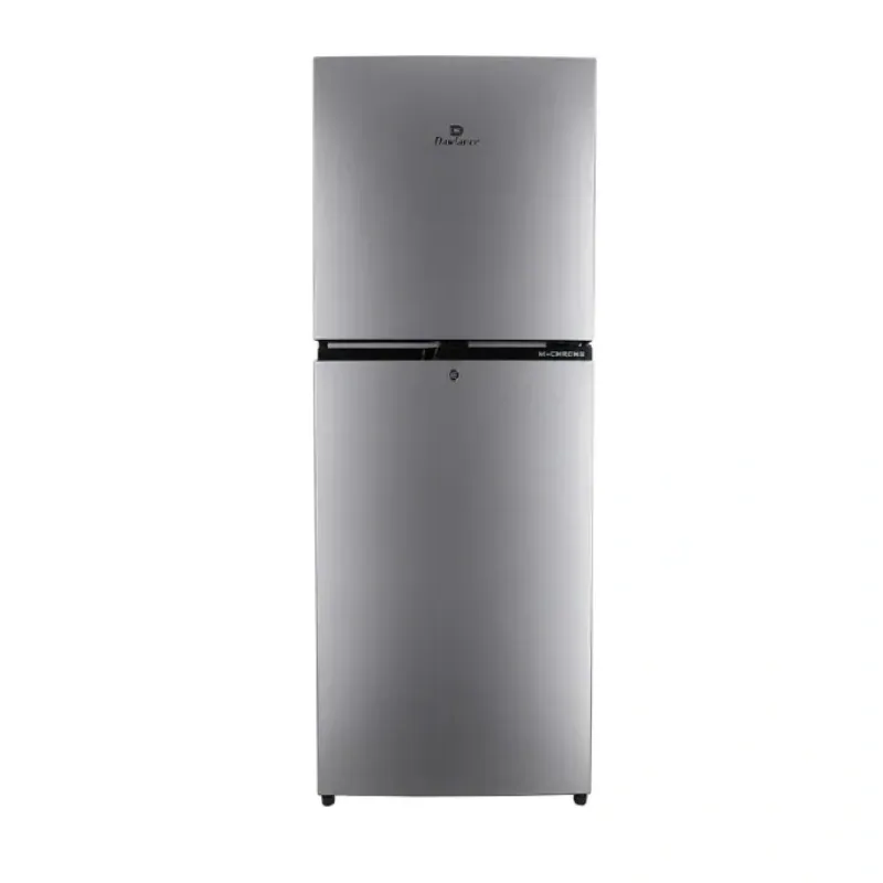 Dawlance 8 CFT Top Mount Refrigerator 9140-LF-E Chrome Metallic